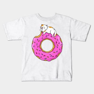 Cat and Donut Kids T-Shirt